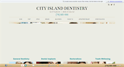 Desktop Screenshot of cityislanddentistry.com